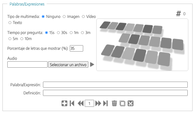 palabras/expresiones