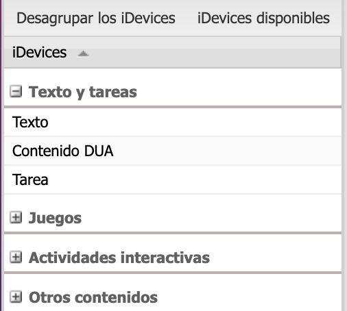 Modo avanzado activado